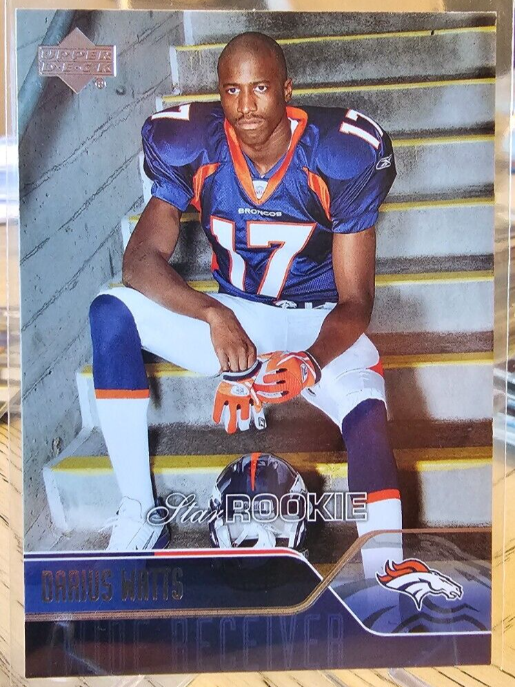 2004 Upper Deck Football #265 Darius Watts RC Denver Broncos | eBay