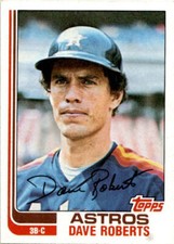 1982 Topps Dave Roberts #218 Houston Astros