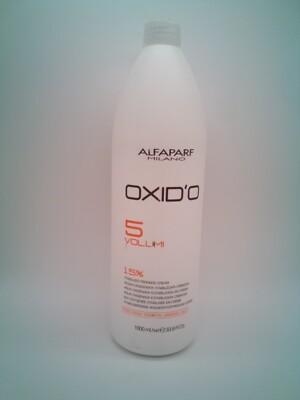 Alfaparf Milano Oxid'o 5 Volume 1.5% Stabilized Peroxide Cream, 33.8 fl oz- NEW