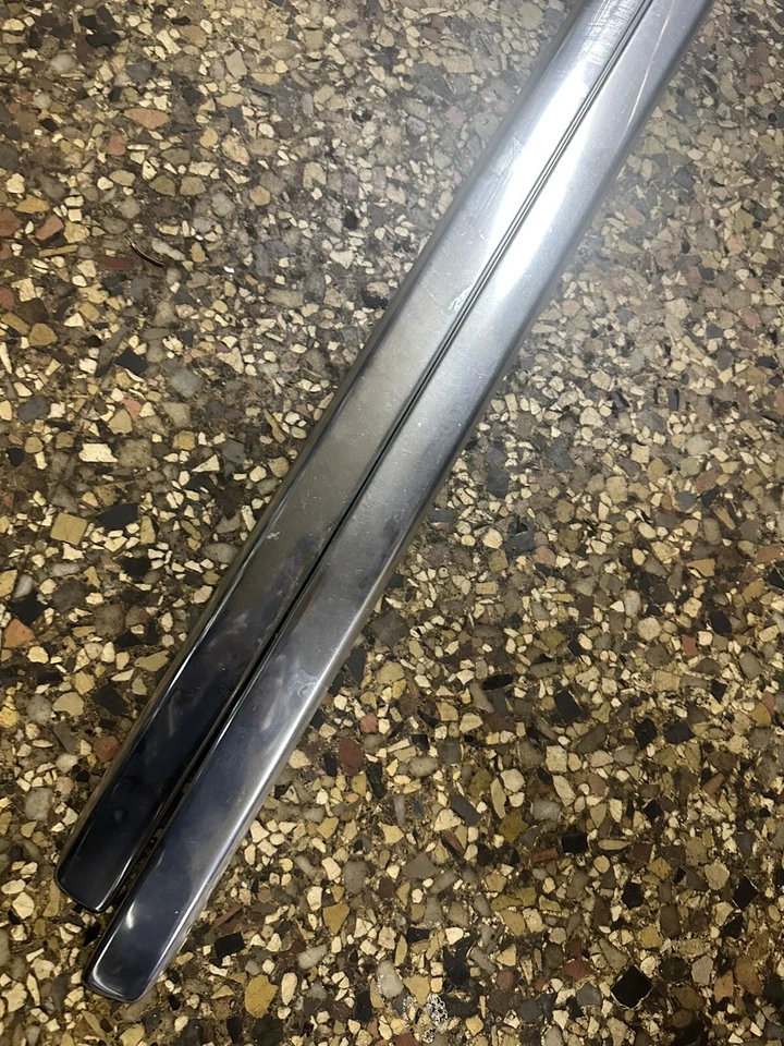 🇫🇷 ♻️ AUDI Q7 4L Barres De Toit Gallerie Chromé 4l0860022l 4l0860021l - Photo 2/4