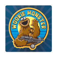 Image of Wookie x "Cookie" Monster Mashup | Sticker