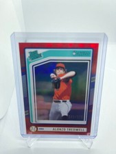 2024 Donruss Rated Prospect Alonzo Tredwell #157 Red Rookie Sp RC /275 Astros