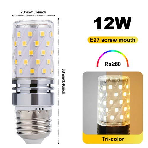 LED Corn Bulb E27 E14 B22 E12 B15 E17 12/16W 2835 60/80SMD Globe Lamp Spot Light - Picture 21 of 63