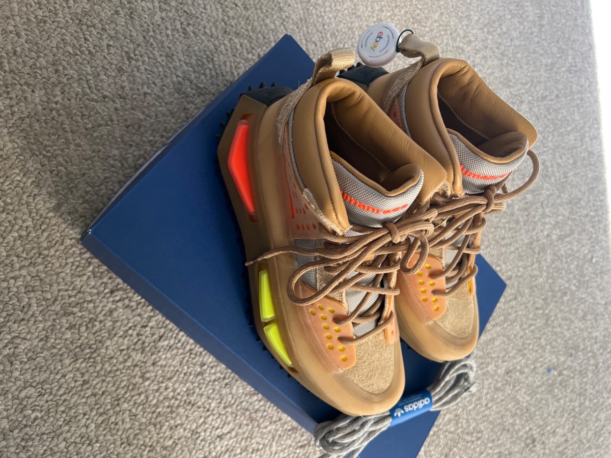 Size adidas NMD S1 Ryat Tan x Pharrell Hu Tan Volt Orange