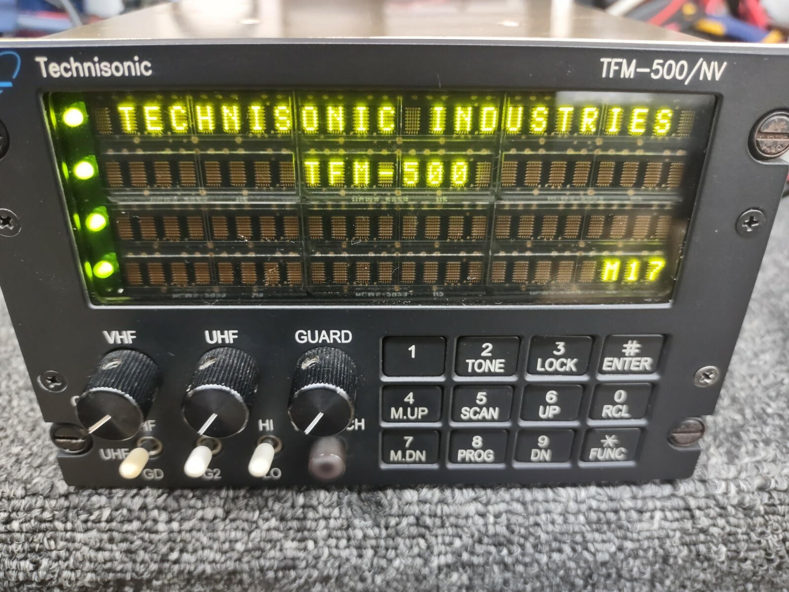 Technisonic TFM500 Dual Band VHF UHF Aircraft FM Radio Airband