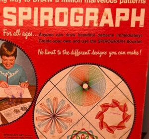 Vintage 1967 Kenner SPIROGRAPH Game Original 401 w/ Box Retro Psychedelic Art
