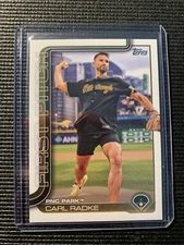 Carl Radke PNC Park First Pitch FP-6 2025 Topps Series 1
