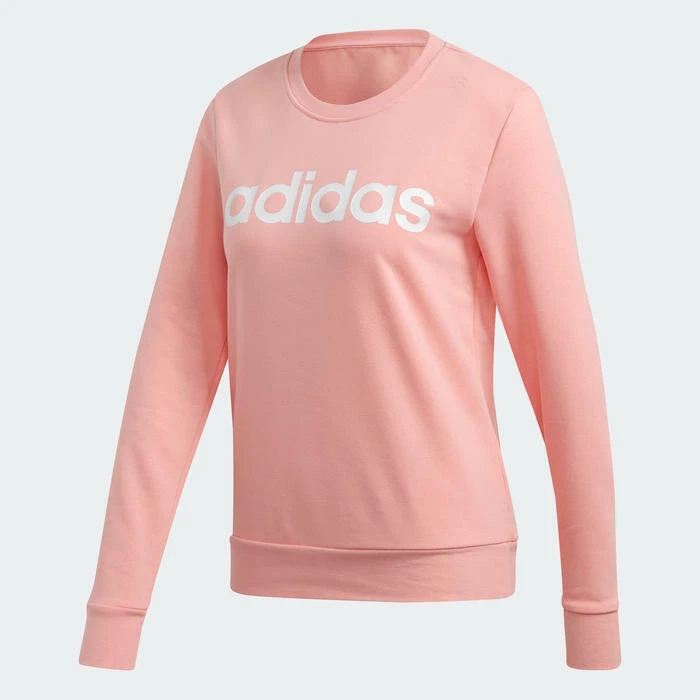 kerne Fedt arm Pink adidas crew neck linear jumper size S | eBay