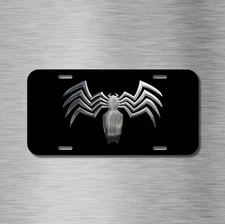 Spiderman Venom Superhero Spider Man  License Plate Front Auto Tag Plate