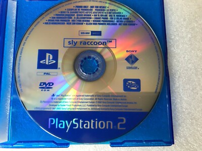 Sly Raccoon PS2 PROMO SELTEN Sony PlayStation 2 Sly Raccoon UK PAL (VOLLES SPIEL)