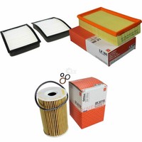 Mahle / Knecht Innenraumfilter LA 615/S Luftfilter LX 105 ÖLfilter OX 127/1D