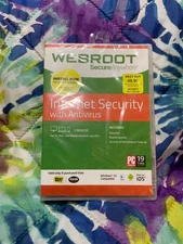 New Sealed Webroot SecureAnywhere Internet Security Antivirus 3 Three Devices