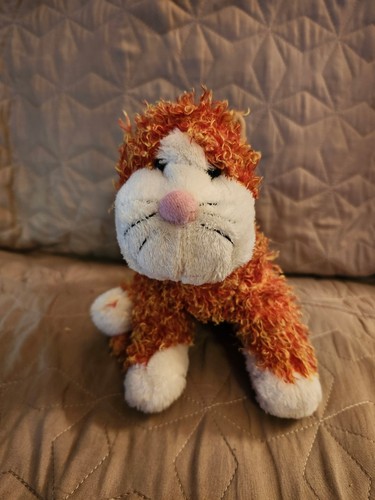 WEBKINZ ORIGINAL ORANGE CHEEKY CAT USED NO CODE RARE - 第 1/4 張圖片