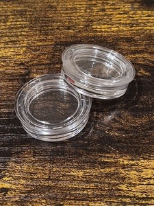 2 x Royal Mint Original Screw Capsules ( With Top Lip)For Gold Full Sovereigns