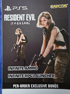 RE9 Resident Evil 9  Infinite ammo Deluxe Edition Bonus PS5