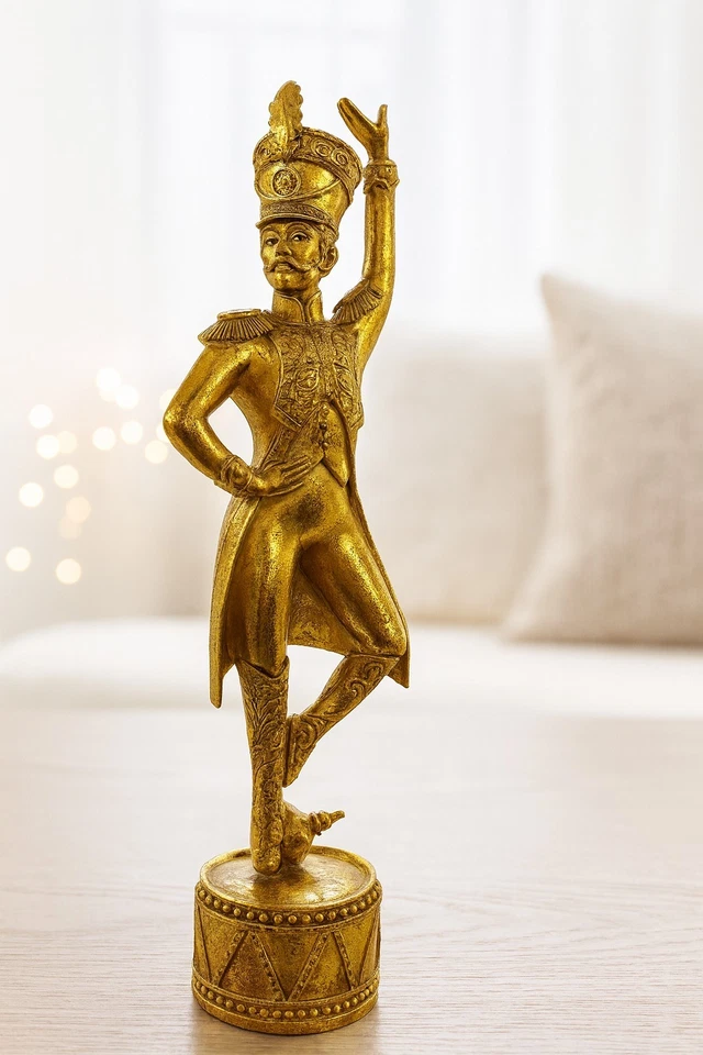 Clayre&Eef Nussknacker, Gold, Weihnachtsdekoration, Nostalgie - Bild 2 von 2