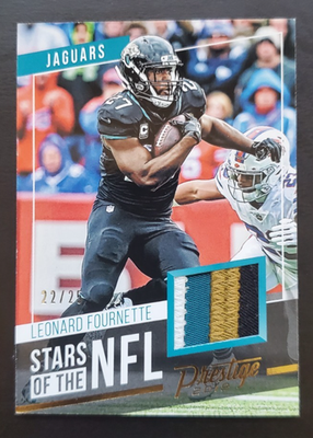 2019 Prestige Leonard Fournette Stars of the NFL 4 Color Prime