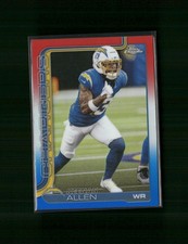 2025 Topps Chrome #155 Keenan Allen Red White Blue Refractor