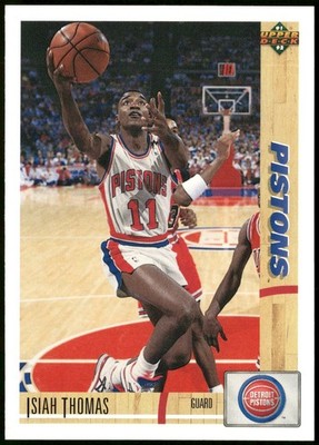 Isiah Thomas - 1991-92 Upper Deck Italian - Detroit Pistons - #47