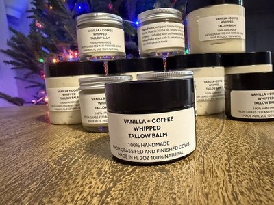 Whipped Tallow Balm Infused With Coffee And Vanilla