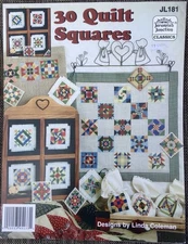 30 Quilt Squares Cross Stitch Pattern by Linda Coleman from Jeremiah Junction