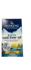 Nordic Naturals Arctic Cod Liver Oil 90 Softgels, Lemon Flavor Fish Oil Omega3 