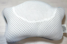 Deluxe Bath Pillow with Suction Cups for Comfort Neck  Back. Mesh design New