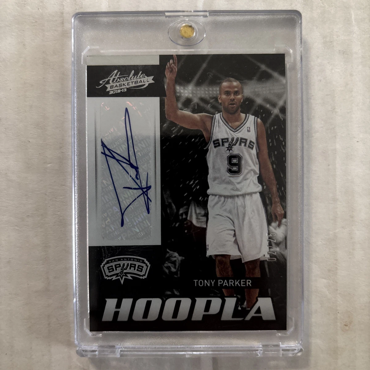 Panini Tony Parker Basketball Trading Cards Sports Memorabilia for