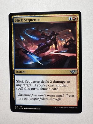 x1 Slick Sequence OTJ MTG 233 UNCOMMON M/NM 1x