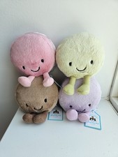Jellycat Macaron Set of 4 Mona Mia Max May authentic with tags - ship from US