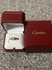 Le Must De Cartier Trinity Ring 3 Colour Russian Wedding Band Ring Size 55 UK O