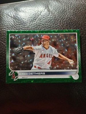2022 Topps Series 1 - Reid Detmers #201 Green Foil /499 (RC)