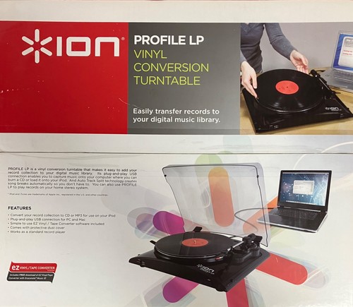 Platine Vinyle ION Profile LP - Conversion USB RCA - Très Bon état