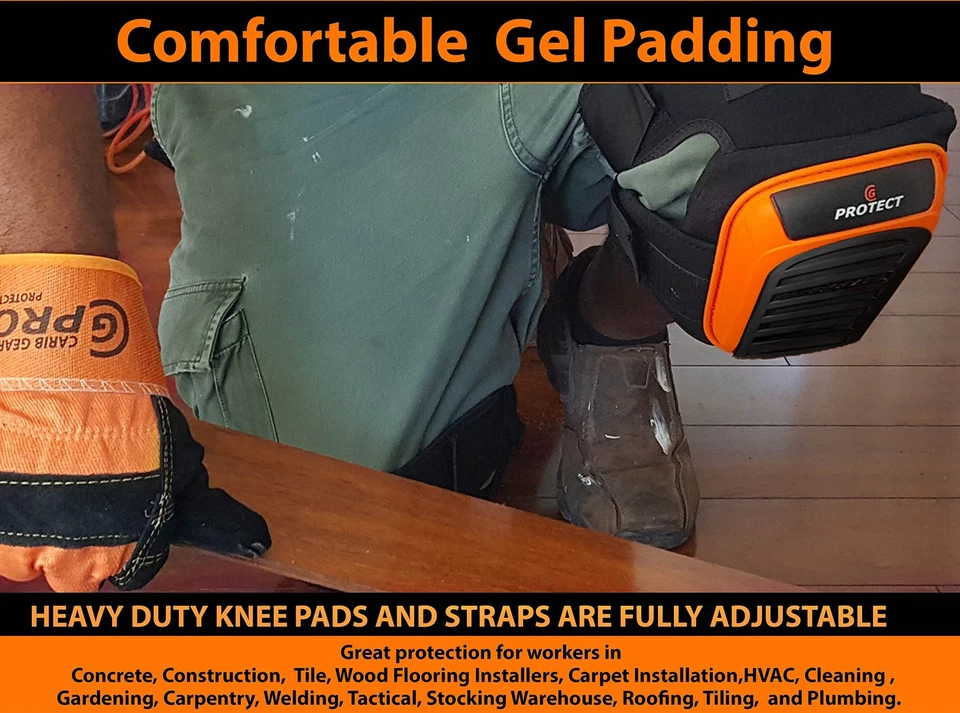 NUEVO. Rodilleras De Trabajo Rodilleras De Construcción Para Servicio Pesado NUEVO. Foto 4 de 4