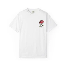 Rose Embroidered Unisex T-Shirt, Boho Style Tee, Floral Shirt, Summer [...]