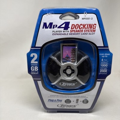 Zenex On The Move MP5551-2 Mp4 Docking Speaker System  2gb