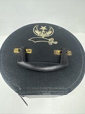 Shriners Fez Hat Hard Case by Anthony Nizzardini Masonic Supply Co Vtg Zippered