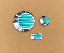 Shovelhead Custom Chrome Mirage Cover Lot - Derby /  Timer Cover / Brake Cover