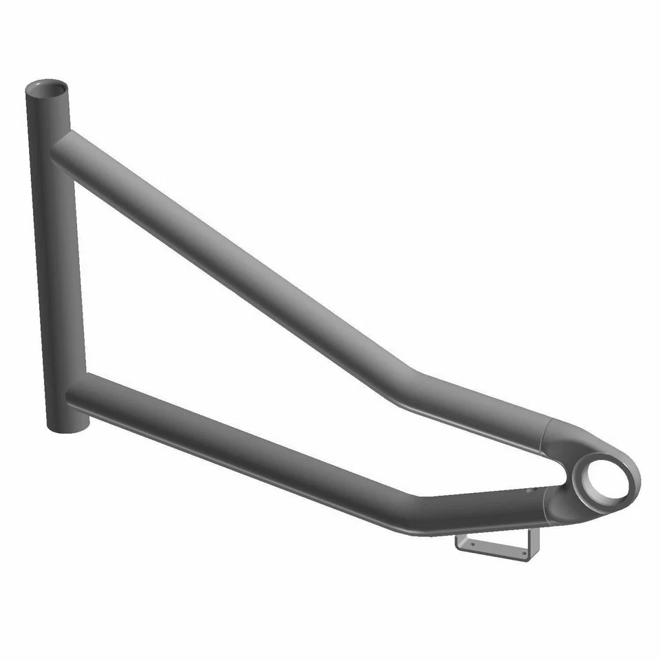 Brazo de control Polaris, delantero, inferior, derecho, negro mate Foto 2 de 3