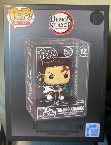 Funko Pop Die-Cast Demon Slayer Tanjiro Kamado 12 Funko Exclusive sealed shipper