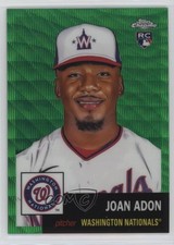 2022 Topps Chrome Platinum Anniversary Green Wave Refractor 78/99 Joan Adon 7m3