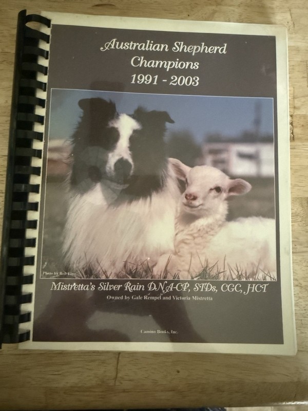Australian Shepherd Champions Book 1991-2003