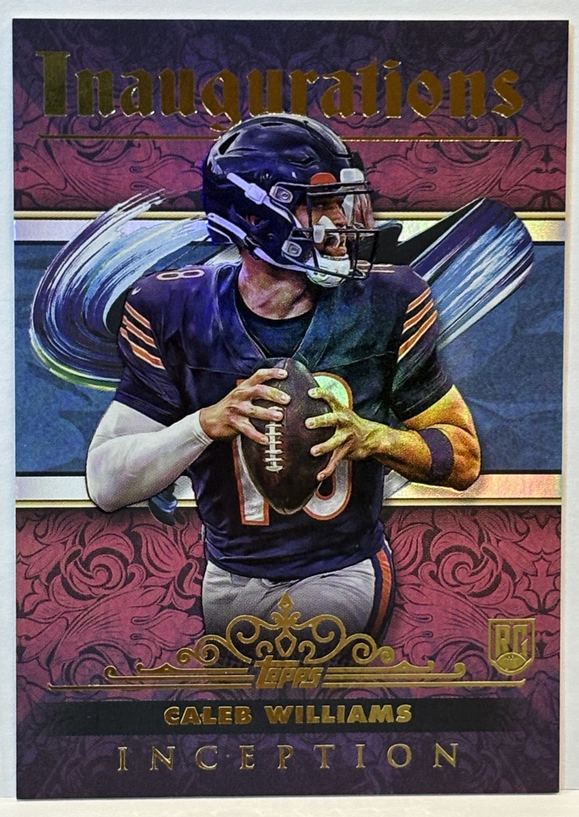 🔥 🐻 2024 Topps Inception Inaugurations #I-1 Caleb Williams CASE HIT (RC) 🔥