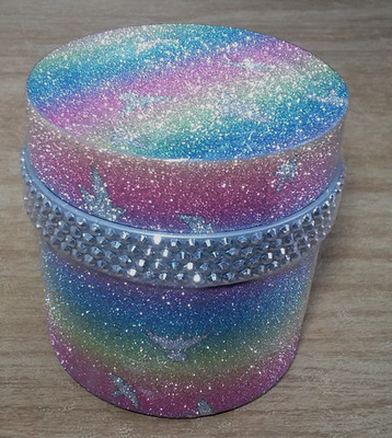 PRAI Beauty Ageless 3.4 oz Throat & Decolletage Creme Rainbow Sparkle Jar Sealed