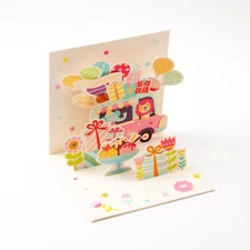 Surprise Picnic - Pop Up Birthday 3D Greeting Card with Envelope