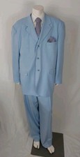 Gold Label By Stacy Adams 3 Piece Men's Suit with Adjustable Waist Size 54
