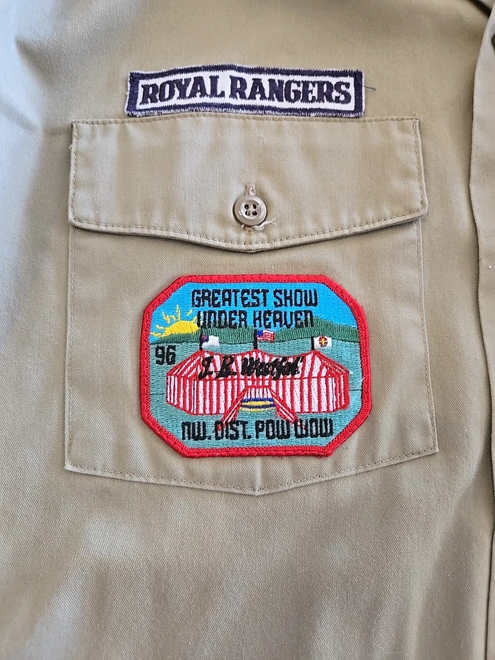 Vintage Royal Rangers Shirt And Vest Mens 17 Inch Neck - Image 3 of 4