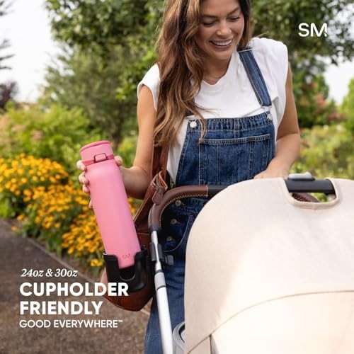 30oz Water Bottle with Straw & Handle | Insulated, Leak-Proof, BPA-Free — image 5