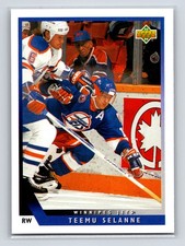 1993-94 Upper Deck - Teemu Selanne #448 Winnipeg Jets Hockey Card