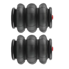 Pair Triple Bellow 2600 Bags 12npt Single Port Air Ride Springs Bag Suspension Pair Triple Bellow 2600 Bags 12npt Single Port Air Ride Springs Bag Suspension